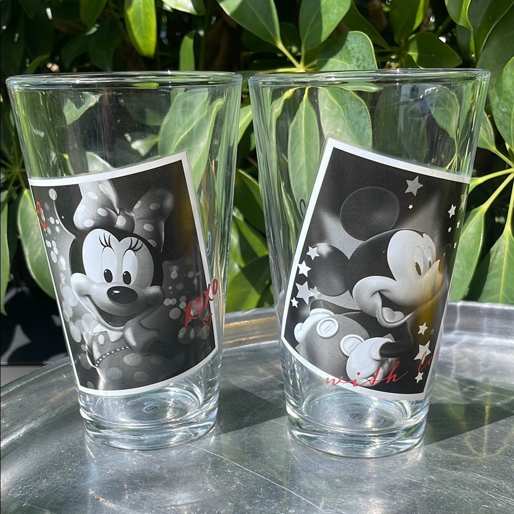 Disney  Mickey & Minnie Mouse Drinkware Set